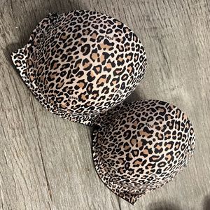 Victoria's Secret Pushup Bra | Cheetah Print Bra Size 36D